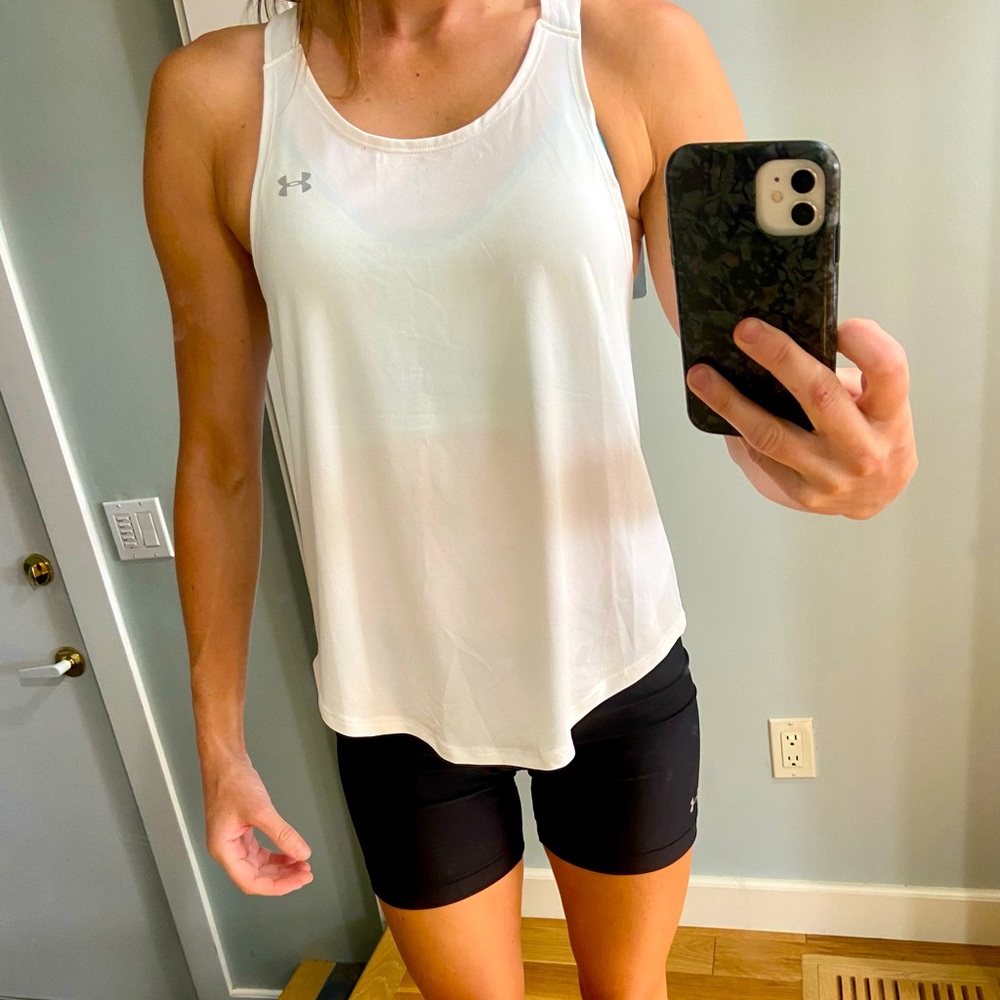 Xs White Under Armour work out tank top